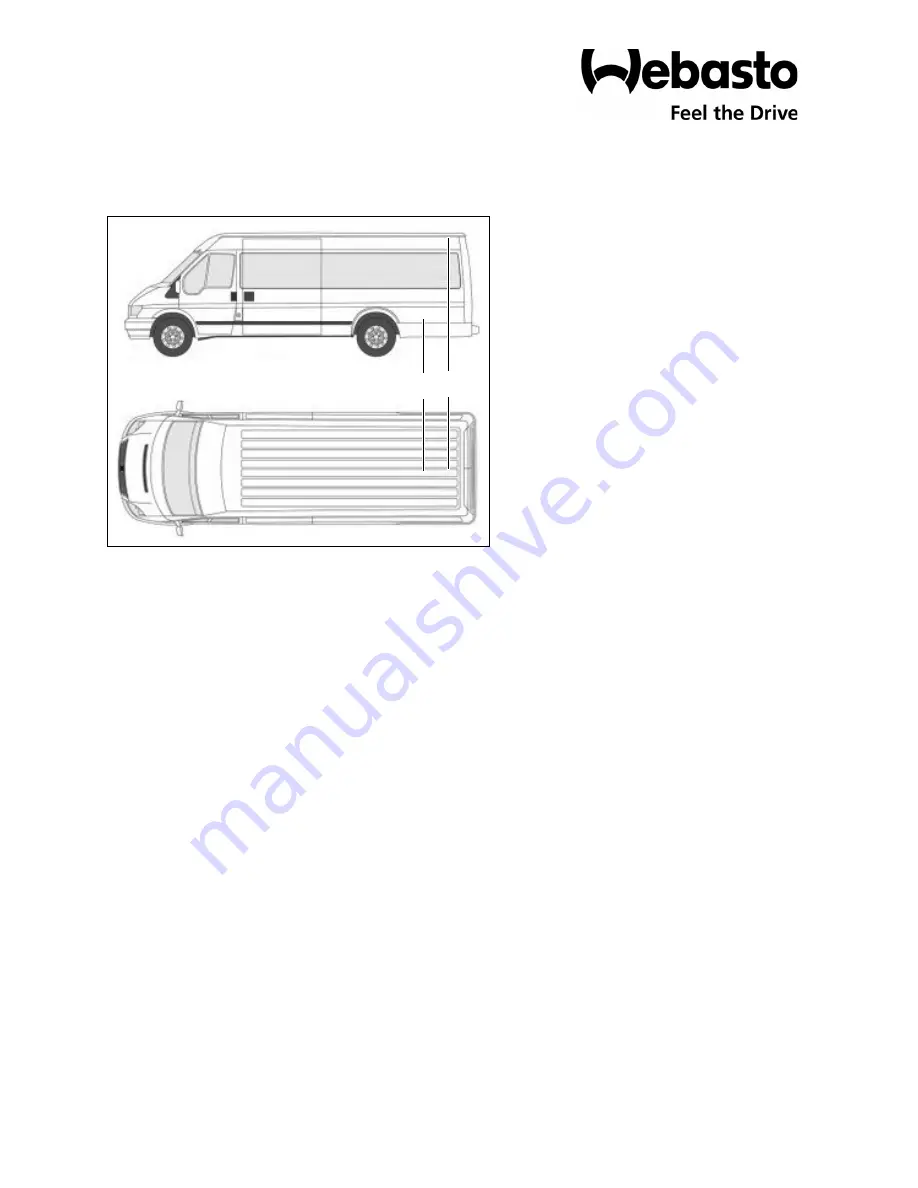 Webasto Transit Vancouver Extended Body Manual Download Page 1