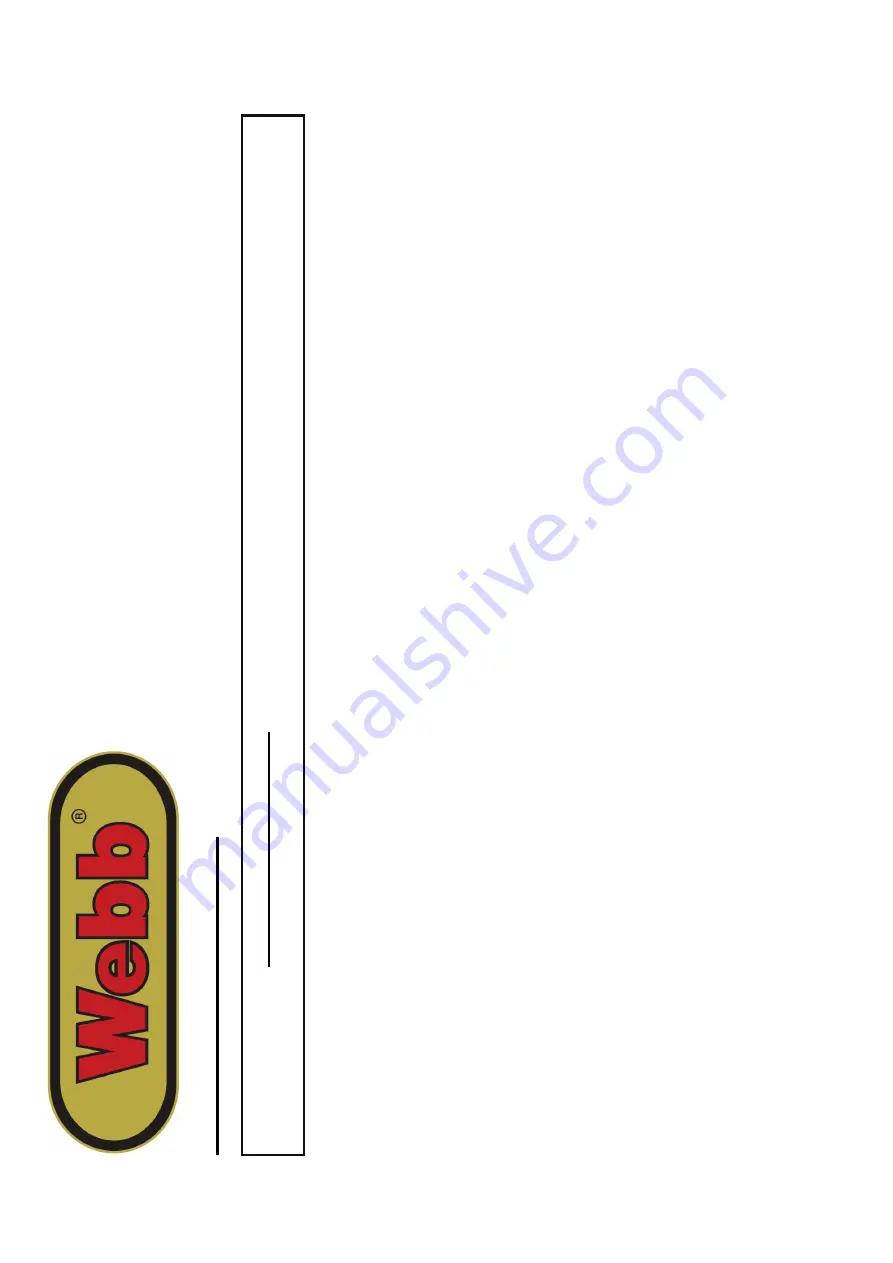 Webb WER18HP Operator'S Manual And Parts List Download Page 19