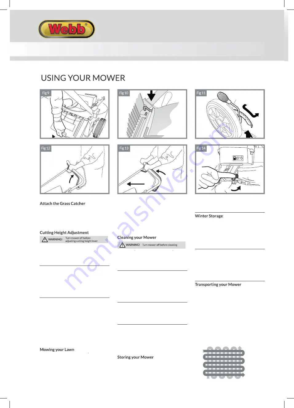 Webb WER46SP Operator'S Manual Download Page 10