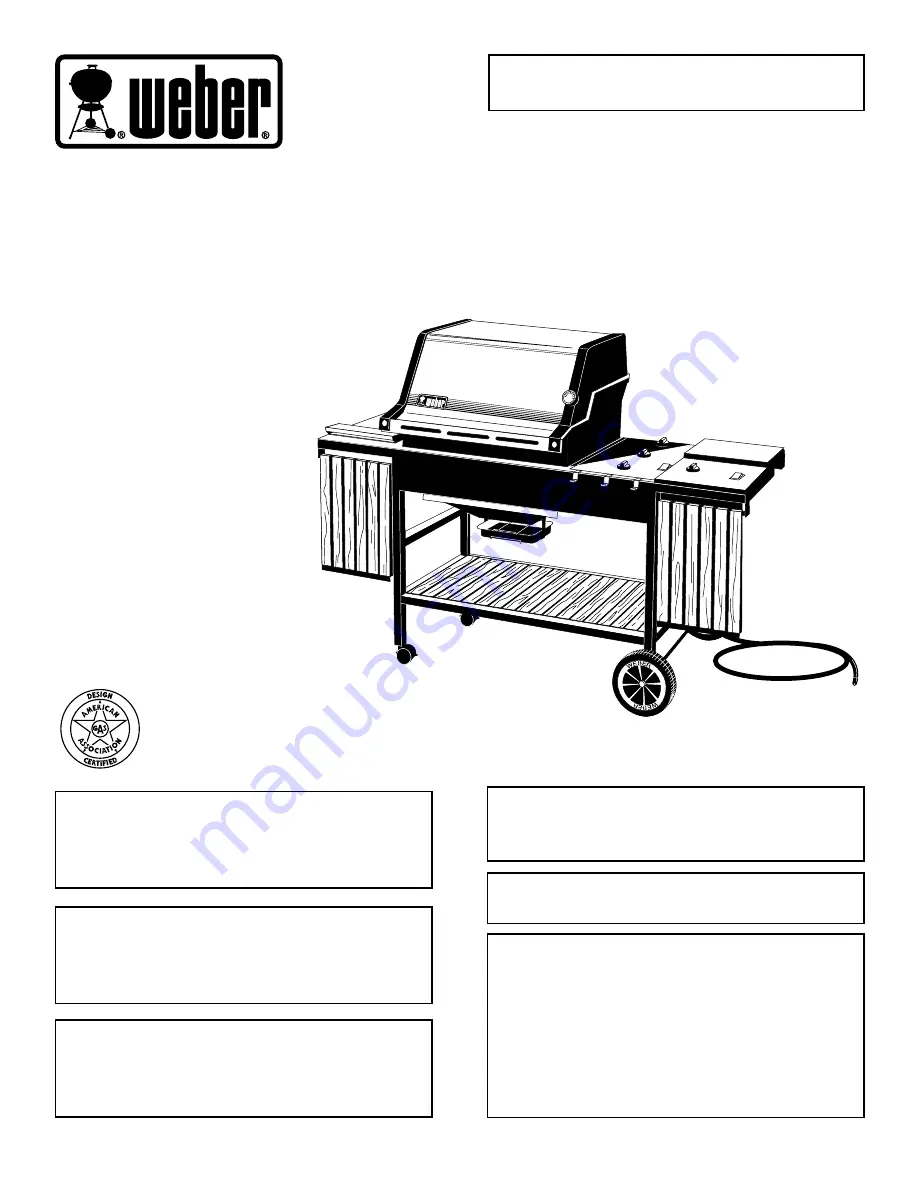 Weber Genesis 4 LP Скачать руководство пользователя страница 1