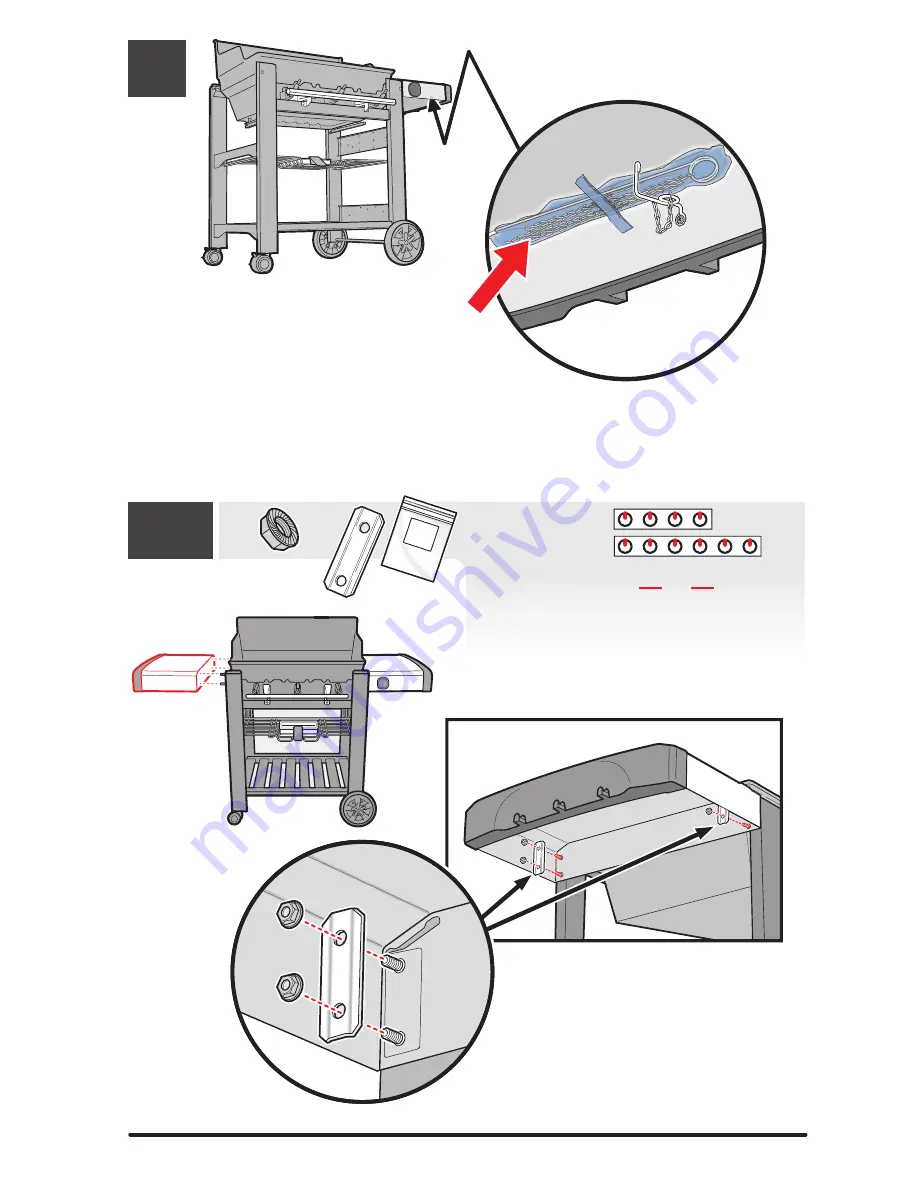 Weber genesis II E-210 GBS Assembly Manual Download Page 17