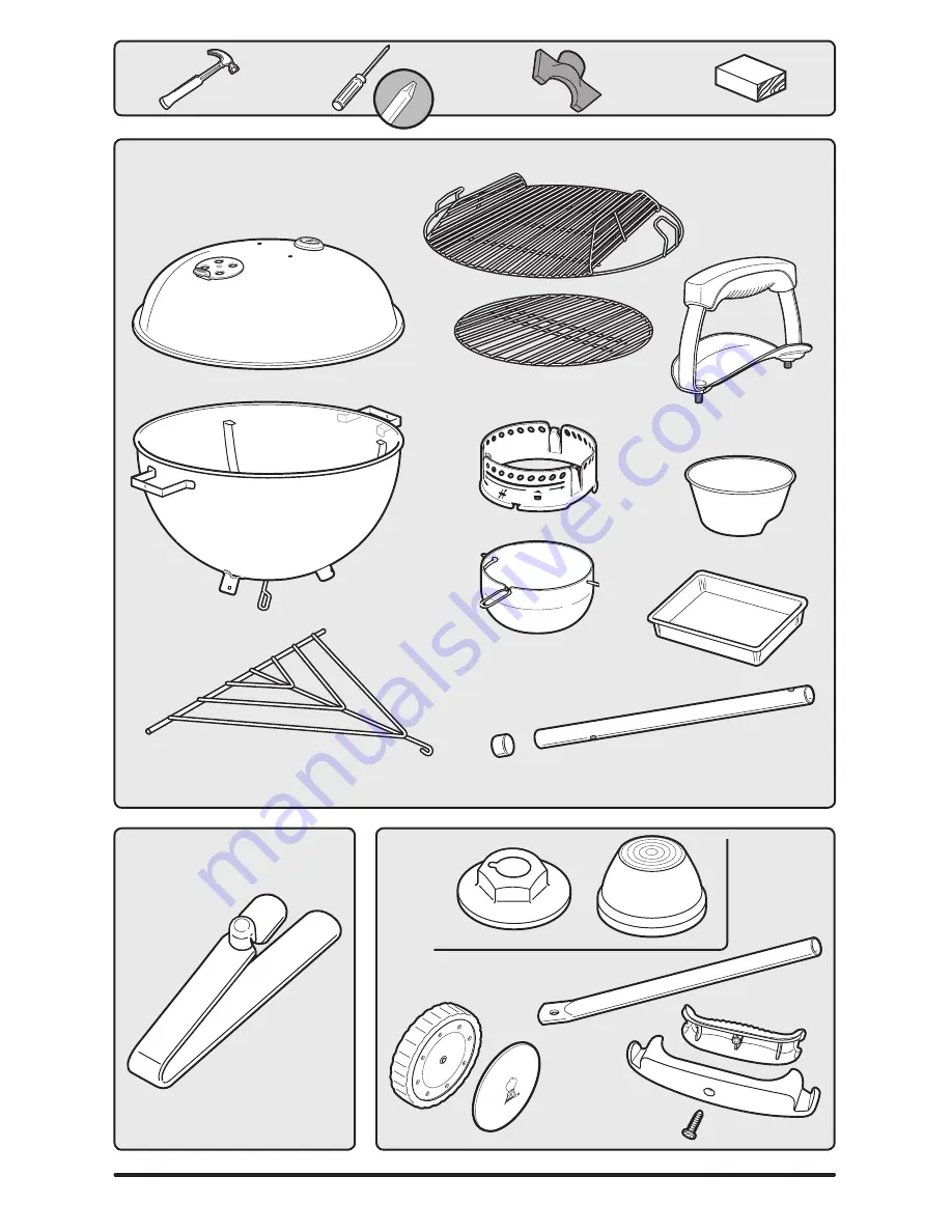 Weber KETTLE PREMIUM 18 inch Assembly Instructions Manual Download Page 4