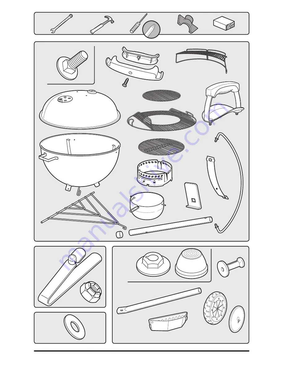 Weber MASTER-TOUCH 14501001 Assembly Manual Download Page 4