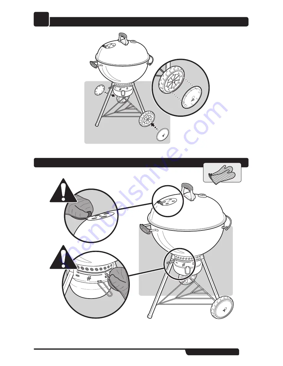 Weber MASTER-TOUCH 14501001 Assembly Manual Download Page 15