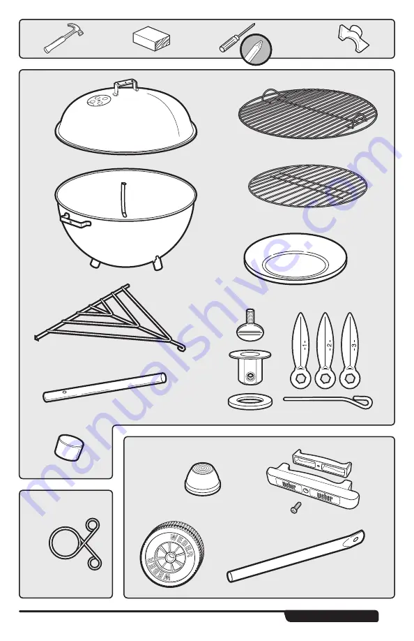 Weber ONE-TOUCH 30791_042911 Owner'S Manual Download Page 3