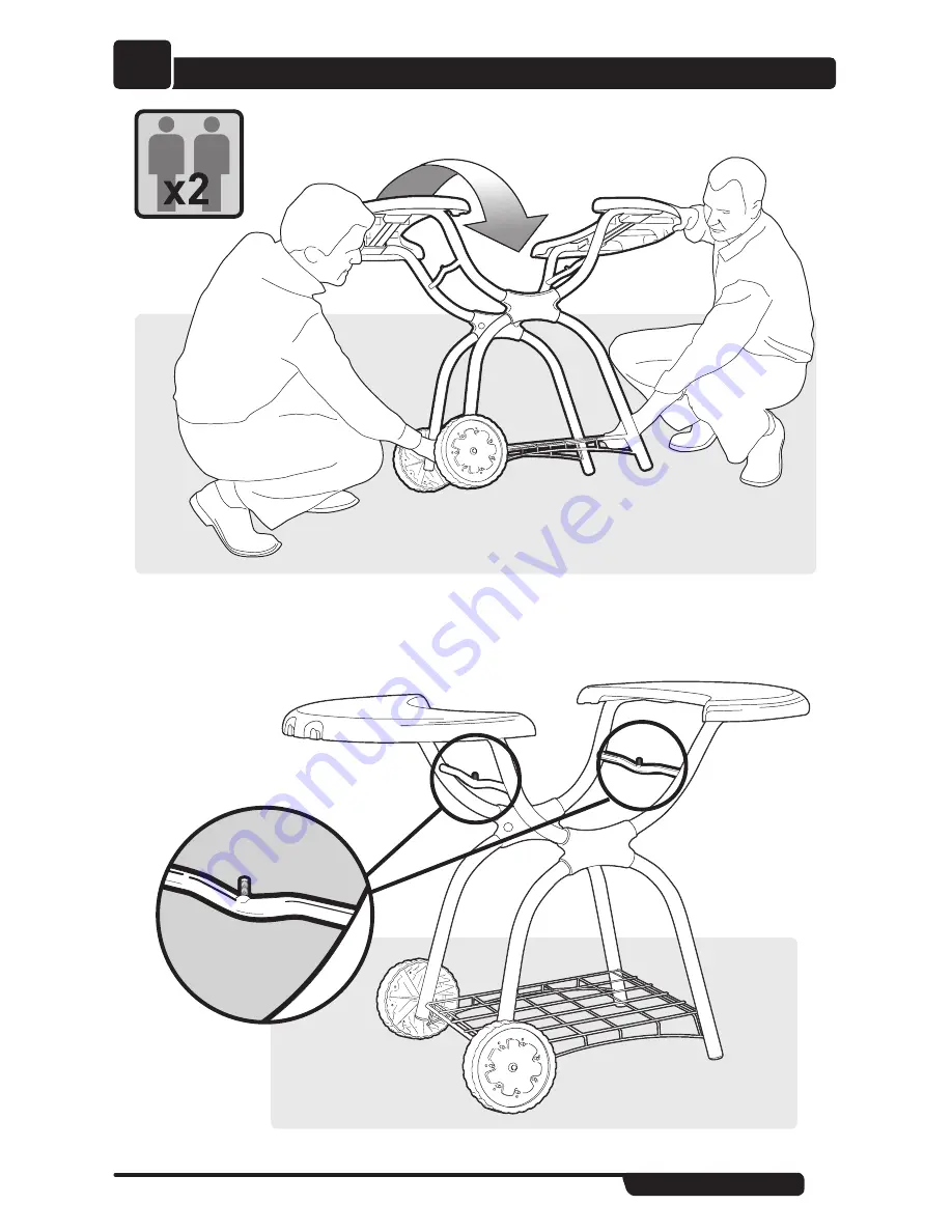 Weber One-Touch Platinum Assembly Manual Download Page 15