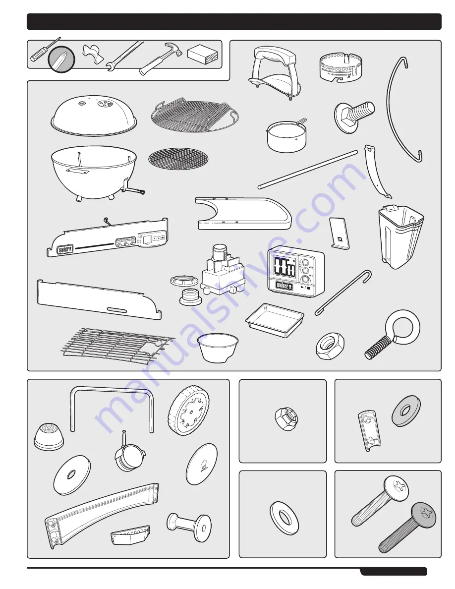 Weber PERFORMER DELUXE 54786 Owner'S Manual Download Page 3