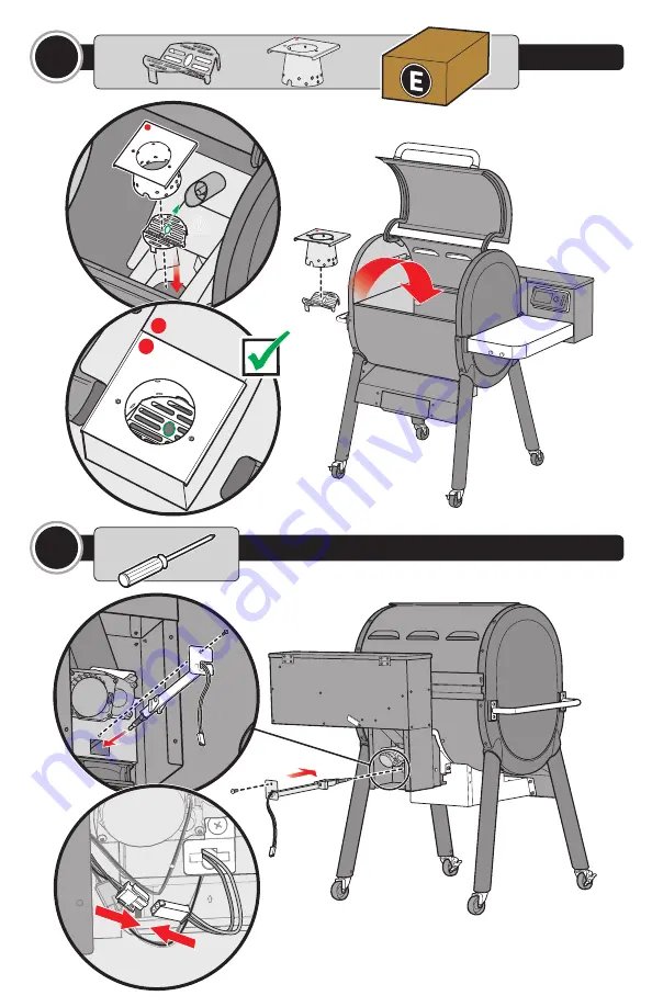 Weber SMOKEFIRE EX4 Assembly Manual Download Page 21