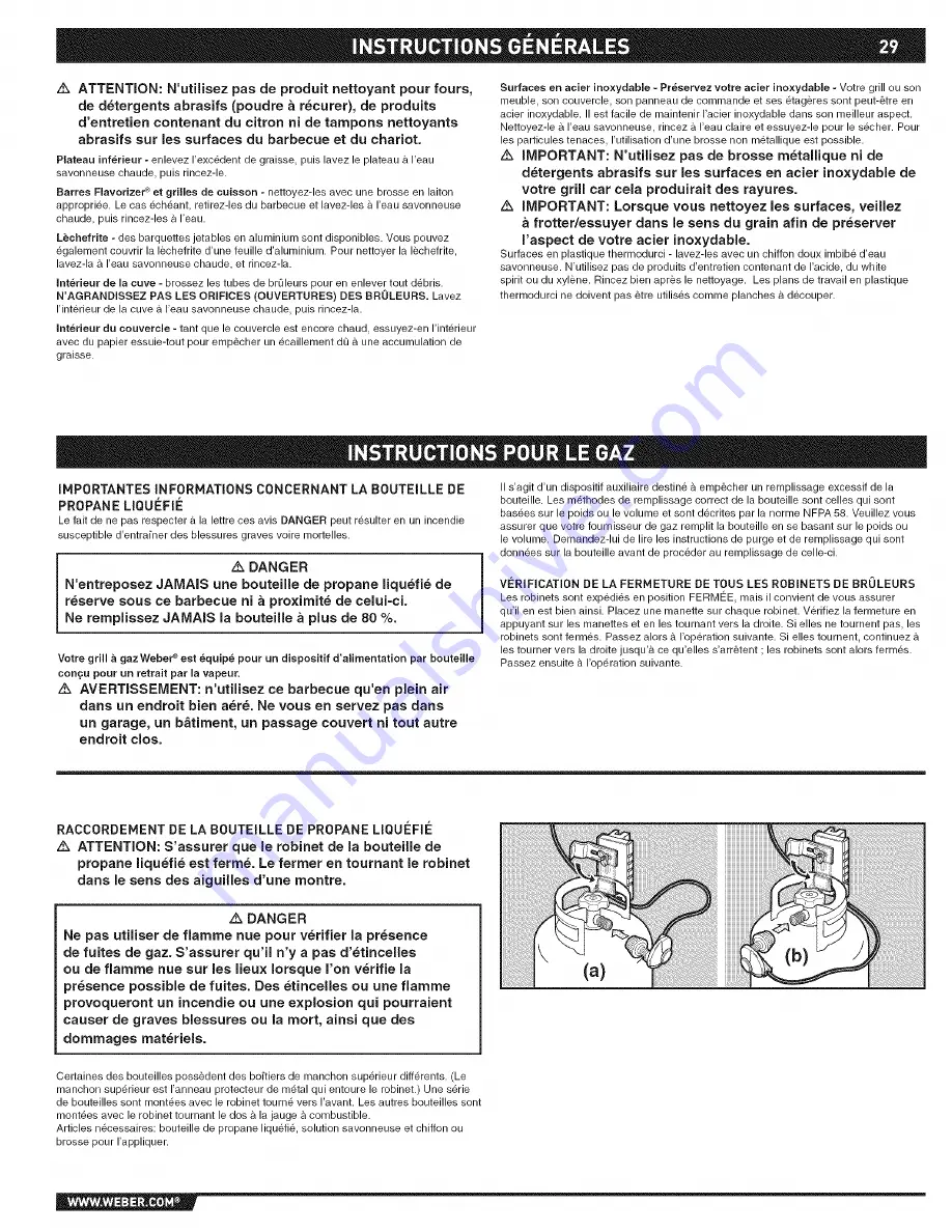 Weber Spirit 89525 Owner'S Manual Download Page 29