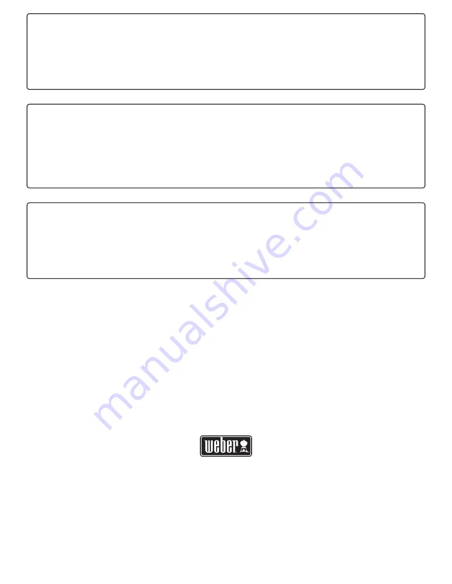 Weber SUMMIT 56559 Assembly Instructions Manual Download Page 36