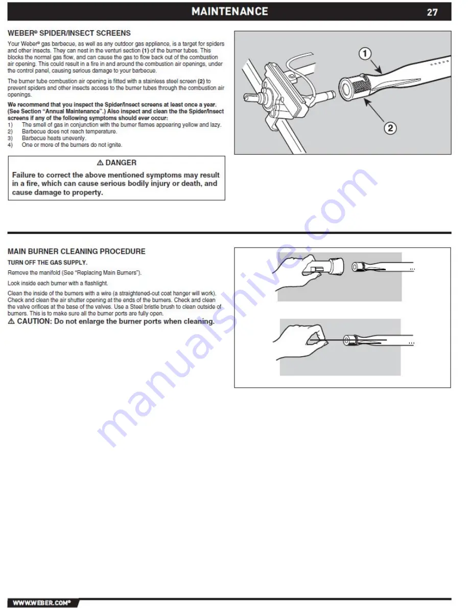 Weber Summit 89191 Owner'S Manual Download Page 27