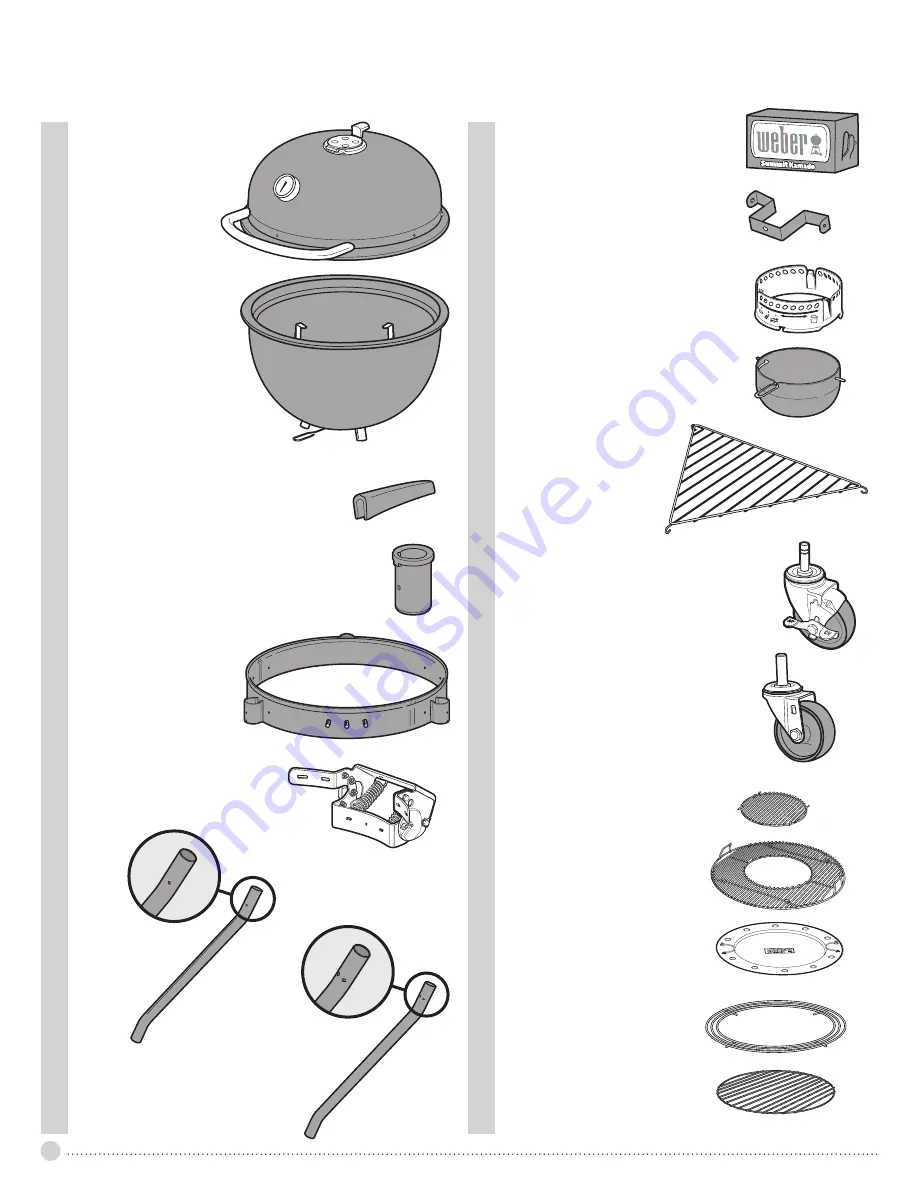 Weber Summit Kamado E6 Owner'S Manual Download Page 4