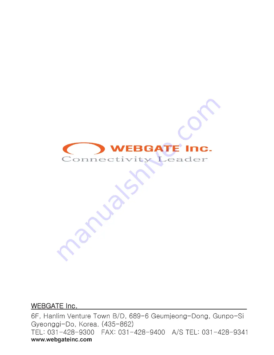 WebGate EH1600L User Manual Download Page 126