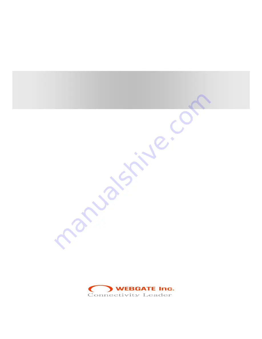 WebGate NVS04S Installation & User Manual Download Page 1