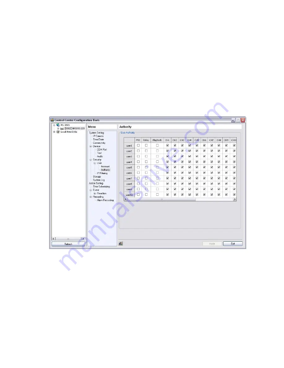 WebGate NVS04S Installation & User Manual Download Page 39