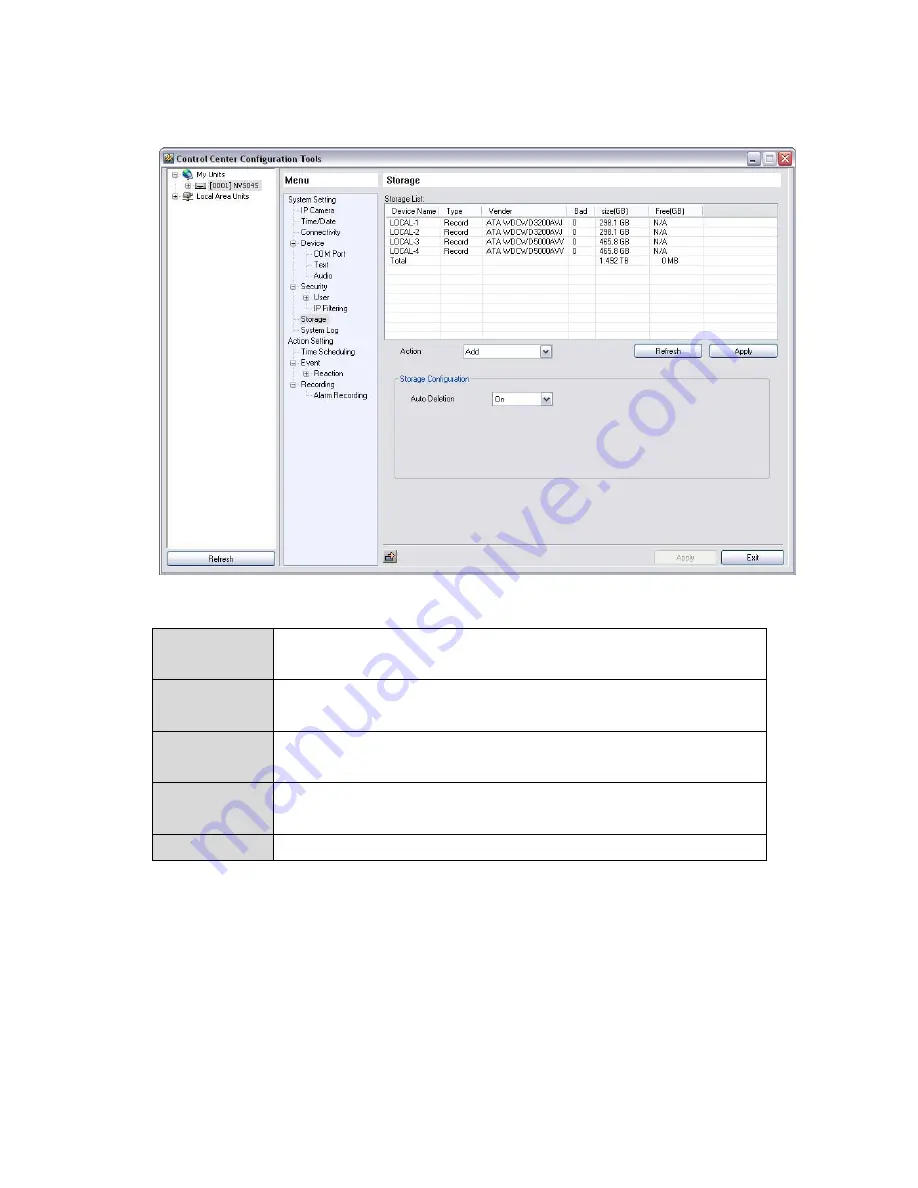 WebGate NVS04S Installation & User Manual Download Page 41