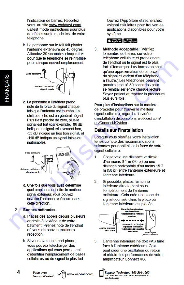 weBoost Connect 4G 470003 Installation Instructions Manual Download Page 16