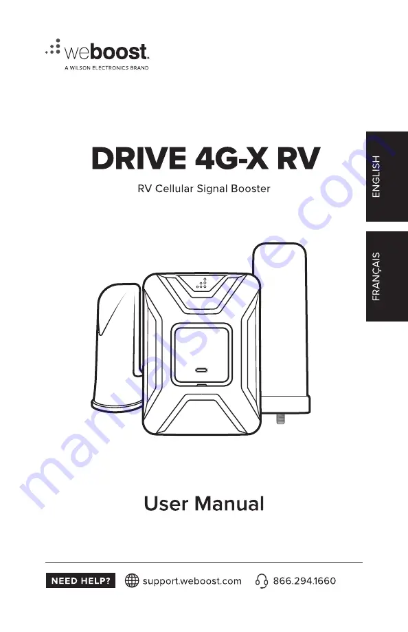 weBoost DRIVE 4G-X RV User Manual Download Page 1