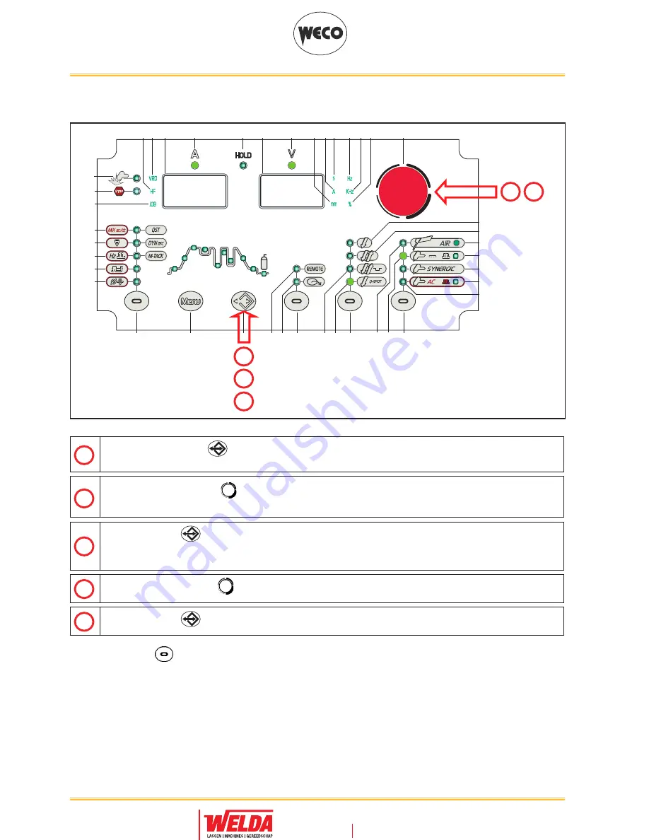 Weco Cruiser 322AC/DC Instruction Manual Download Page 52