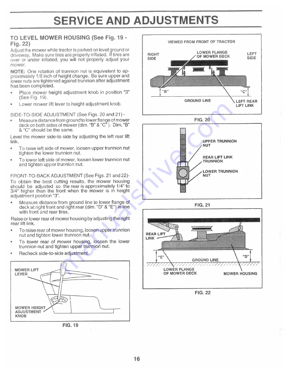 Weed Eater 138698 Operator'S Manual Download Page 16