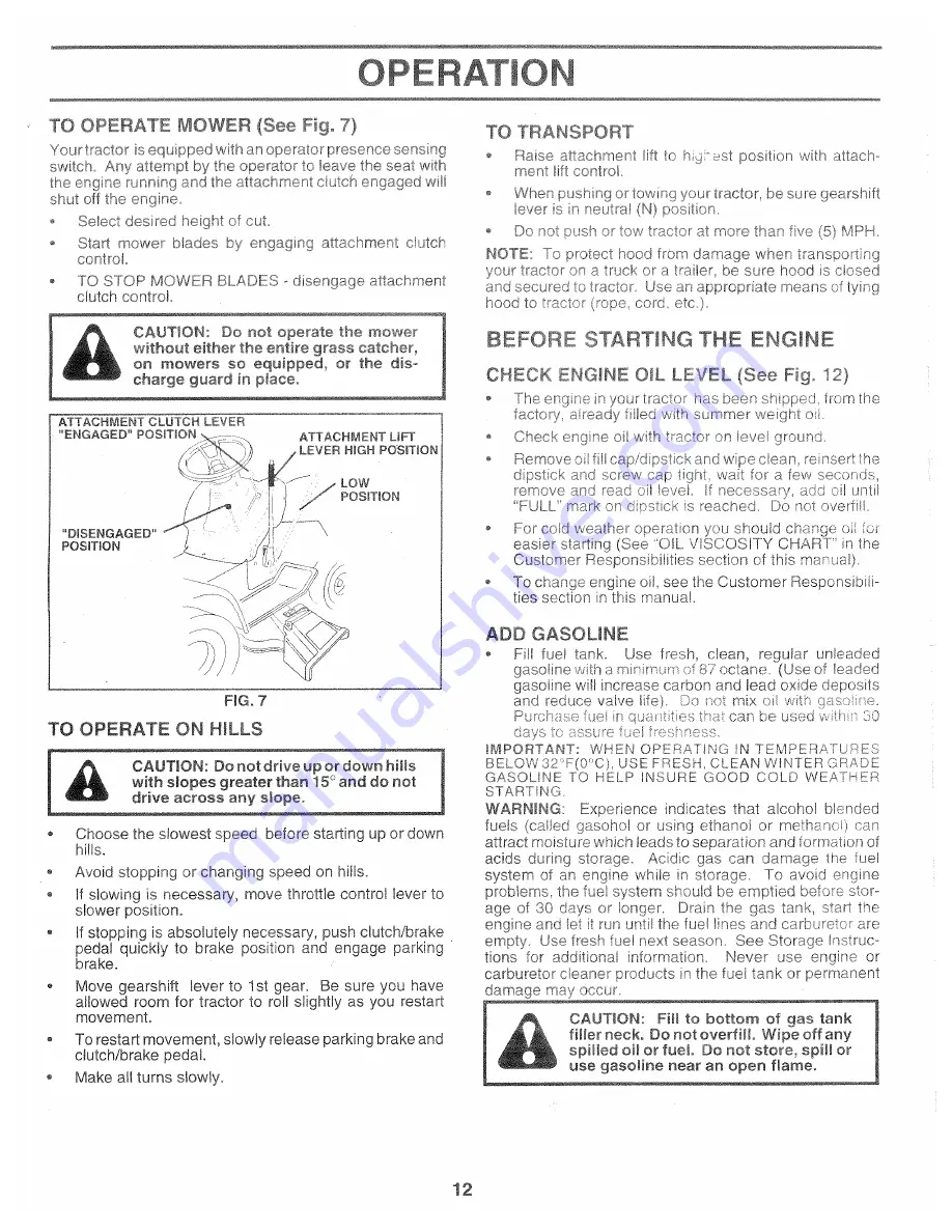 Weed Eater 159411 Owner'S Manual Download Page 12