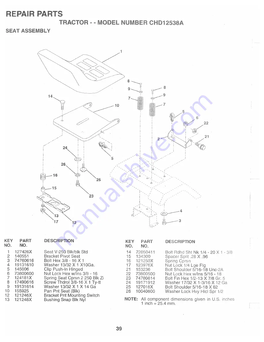 Weed Eater 159411 Owner'S Manual Download Page 39