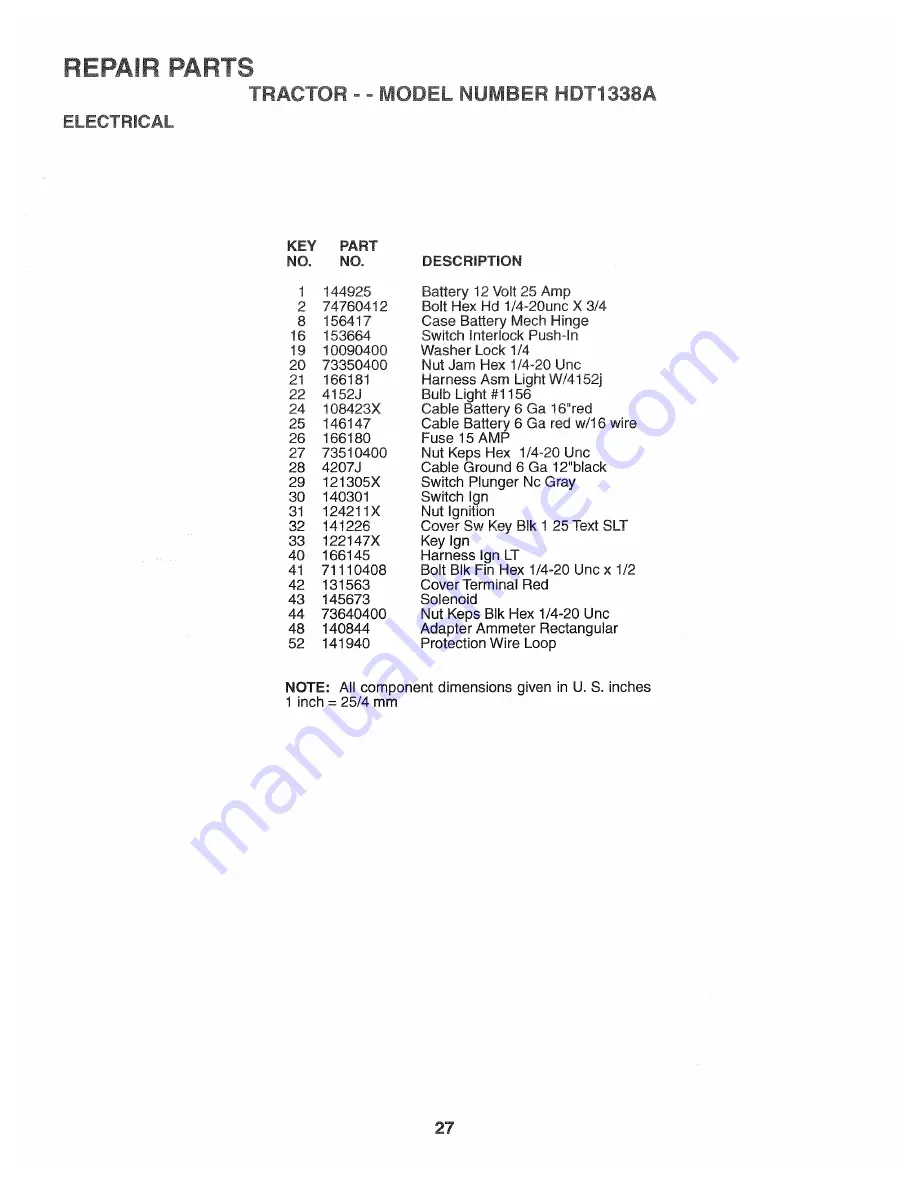 Weed Eater 169437 Owner'S Manual Download Page 27