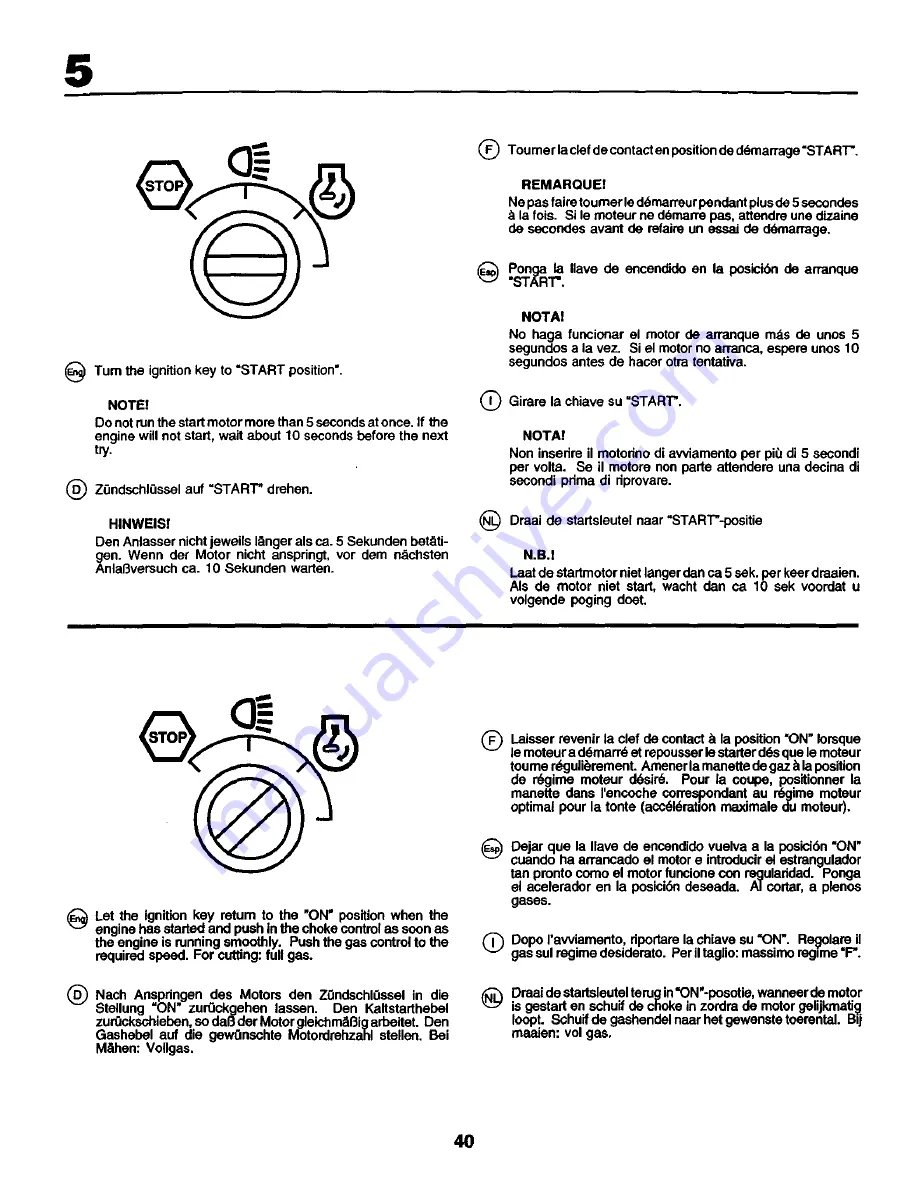 Weed Eater GE1138 Instruction Manual Download Page 40