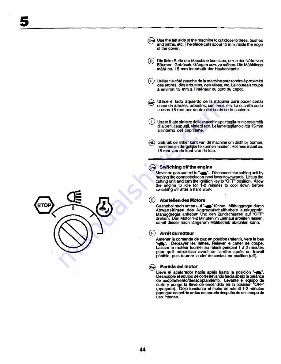 Weed Eater GE1138 Instruction Manual Download Page 44