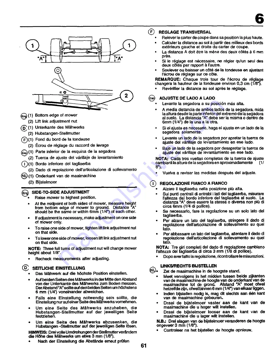 Weed Eater GE1138 Скачать руководство пользователя страница 61