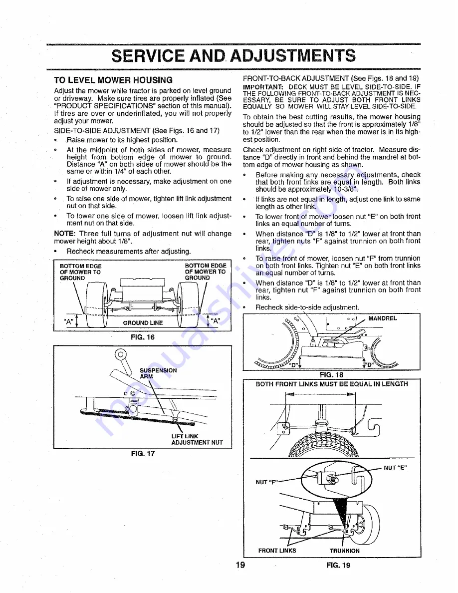 Weed Eater HD12538J Скачать руководство пользователя страница 19