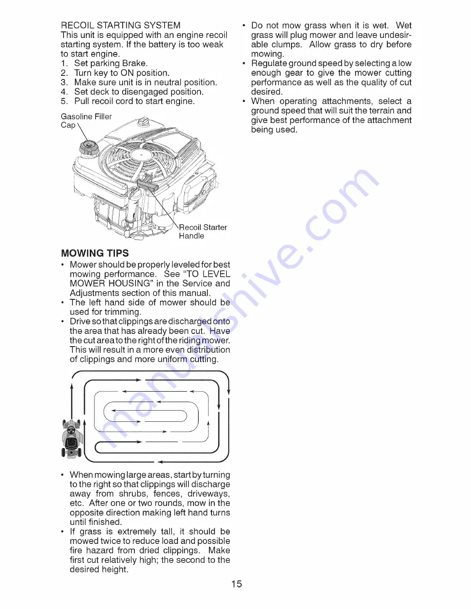 Weed Eater One 28600 Operator'S Manual Download Page 15