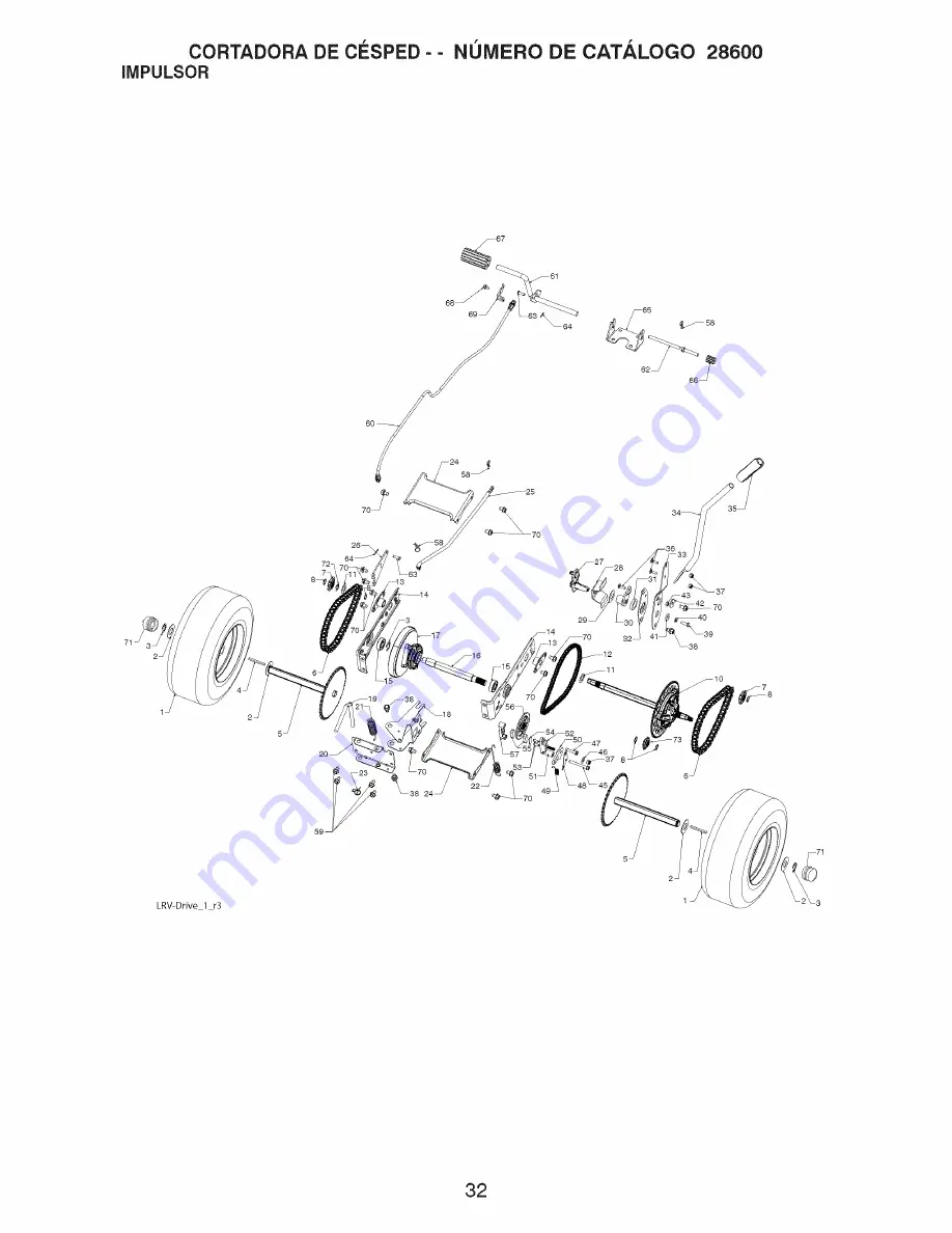 Weed Eater One 28600 Скачать руководство пользователя страница 72