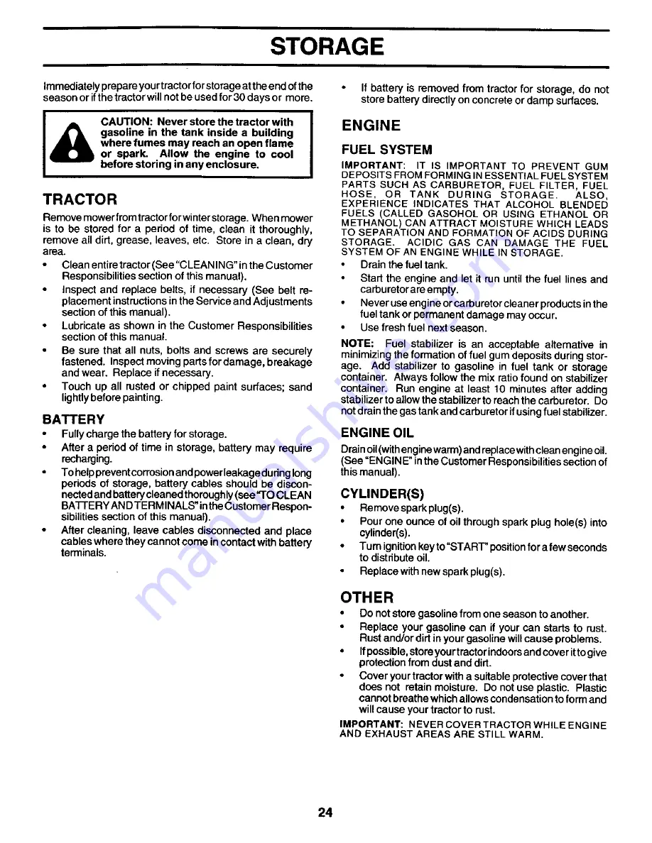 Weed Eater WE12538K Owner'S Manual Download Page 24