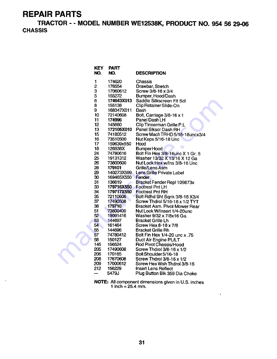 Weed Eater WE12538K Owner'S Manual Download Page 31