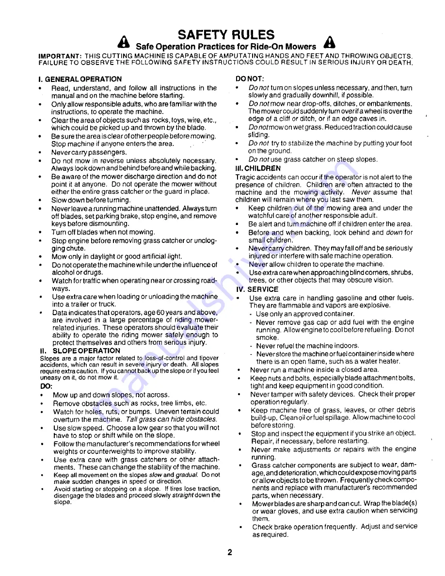 Weed Eater WE14542K Owner'S Manual Download Page 2