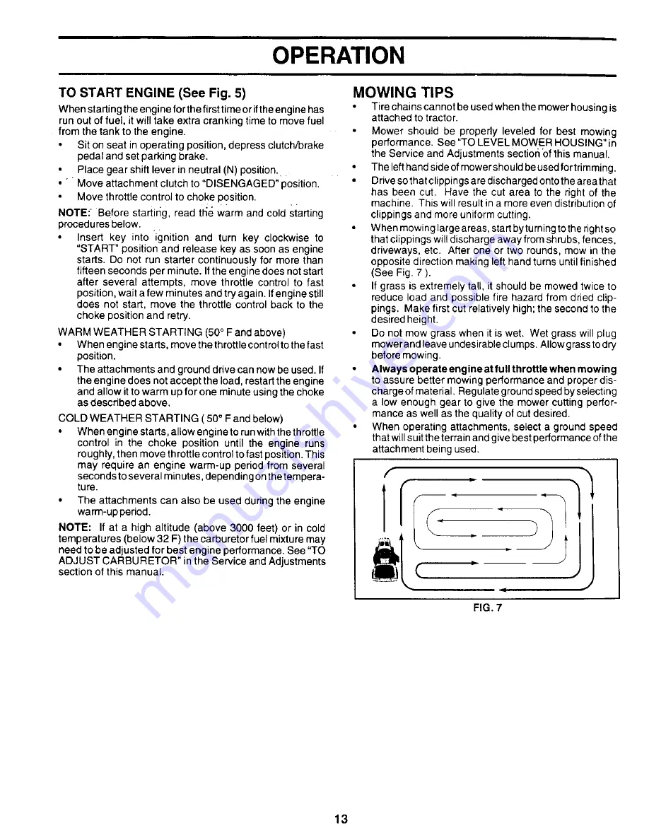 Weed Eater WE14542K Owner'S Manual Download Page 13