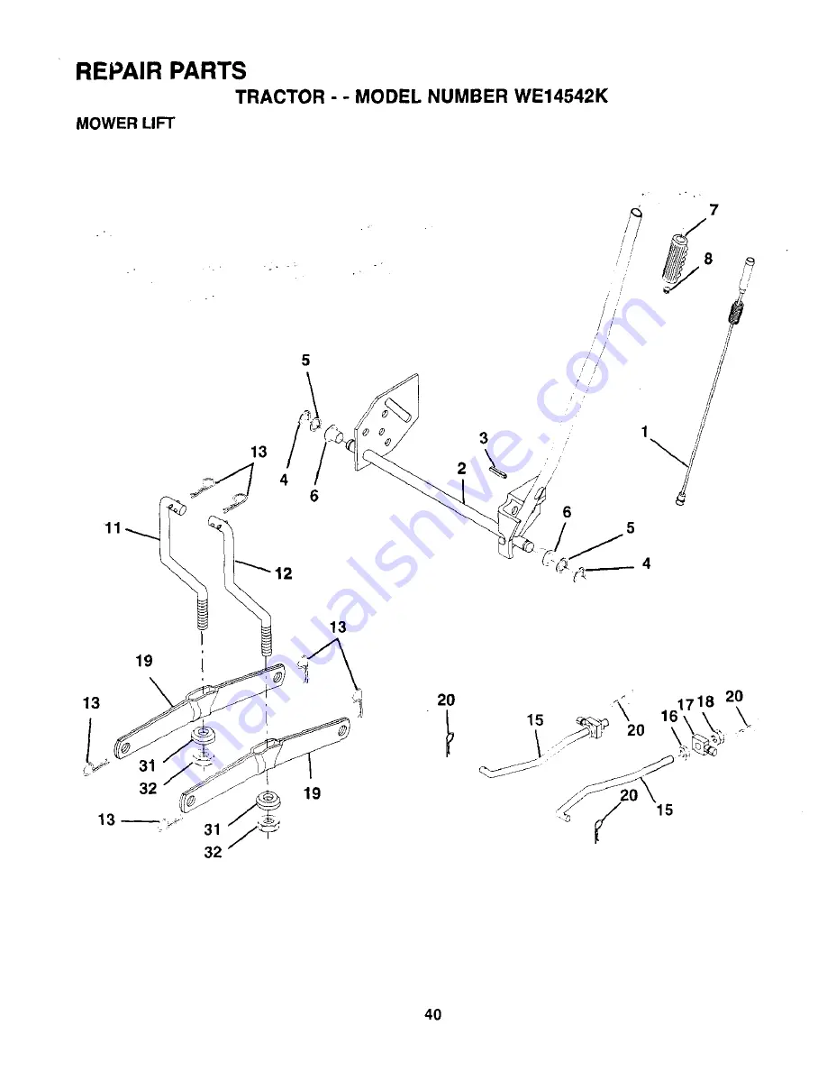 Weed Eater WE14542K Скачать руководство пользователя страница 40