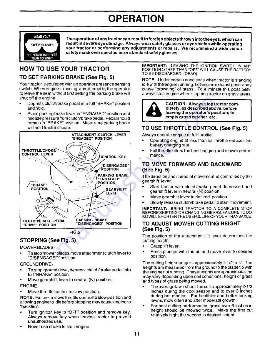 Weed Eater WE1538B Owner'S Manual Download Page 11