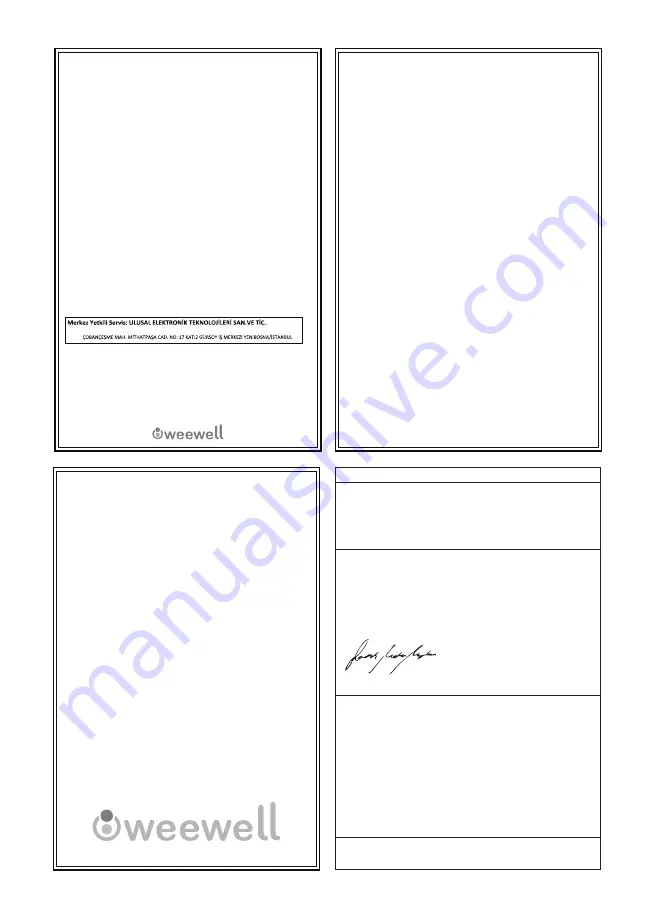 weewell WMA500 User Manual Download Page 24