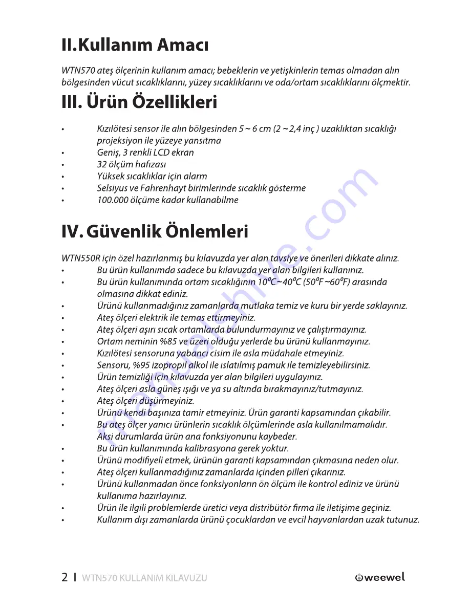 weewell WTN570 User Manual Download Page 23