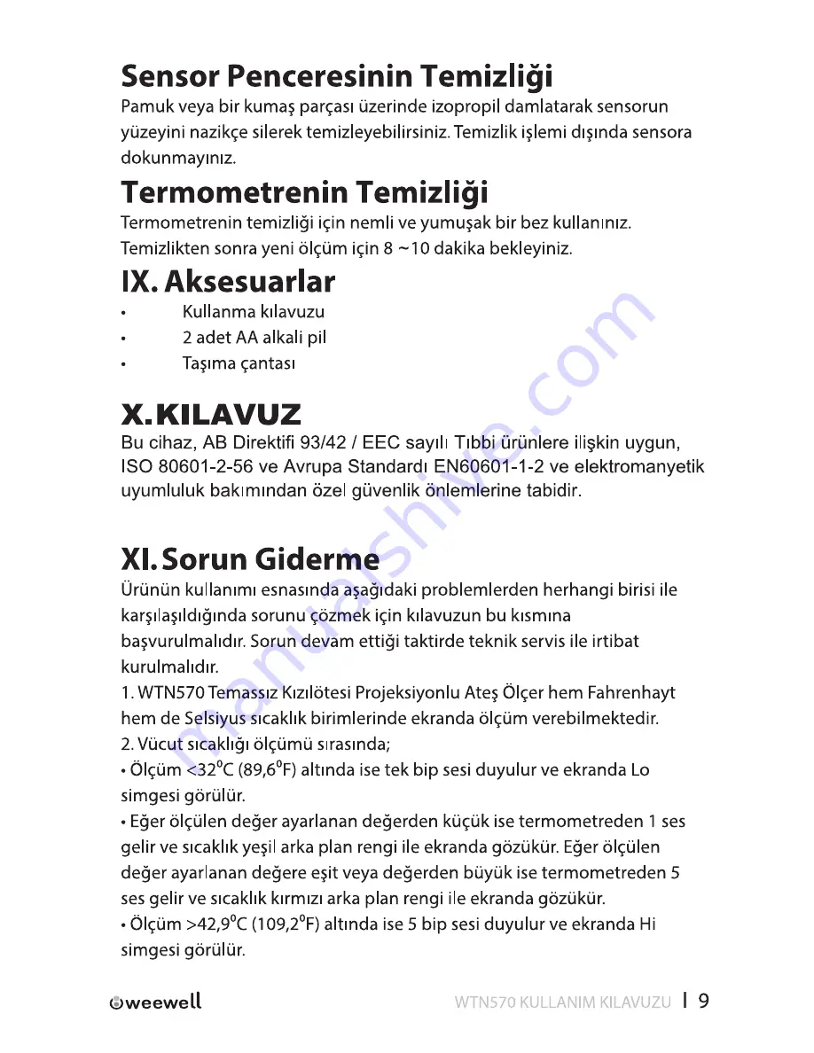weewell WTN570 User Manual Download Page 30