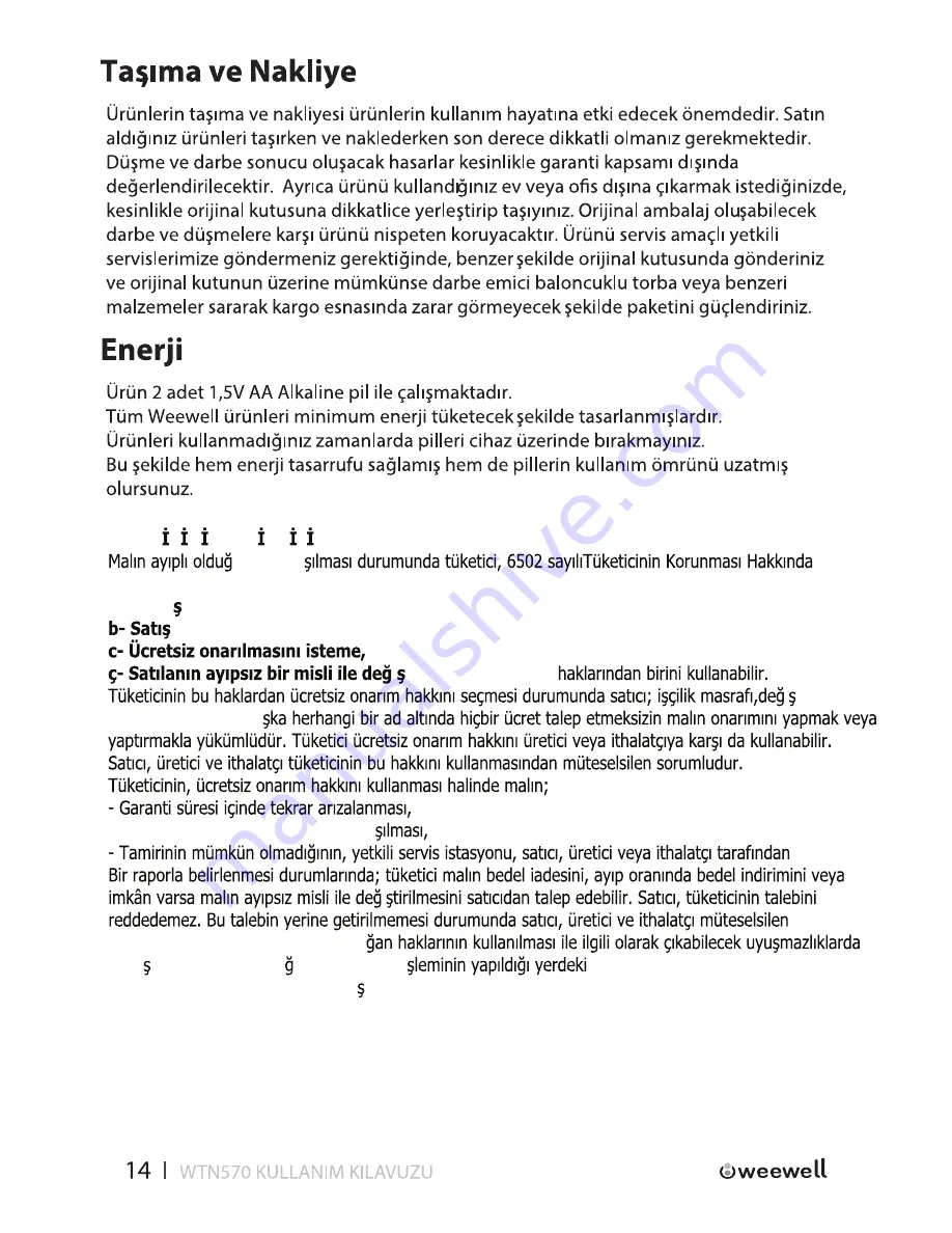 weewell WTN570 Скачать руководство пользователя страница 35
