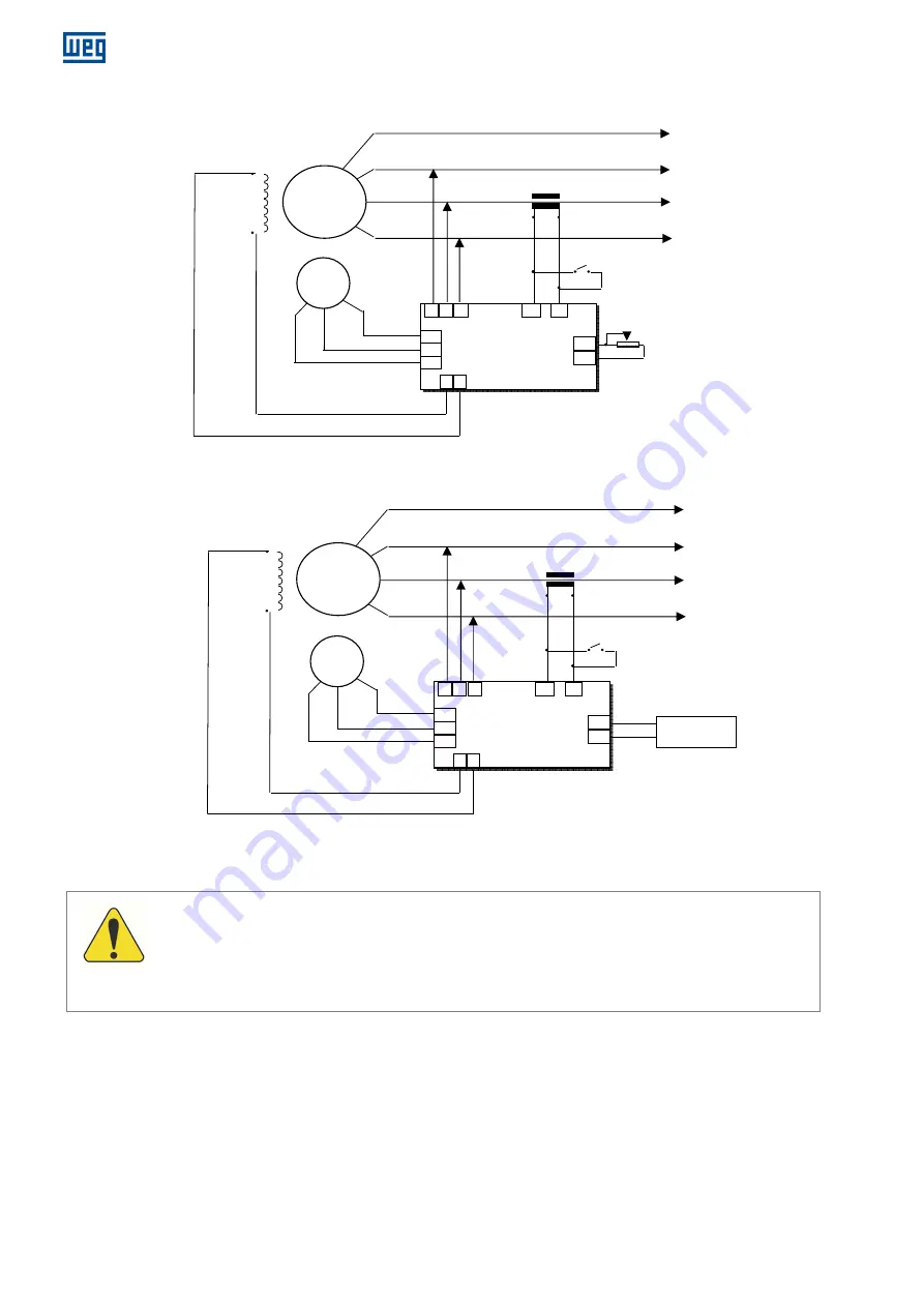 WEG AVR-A-OPT-16 Installation, Operation And Maintenance Manual Download Page 44