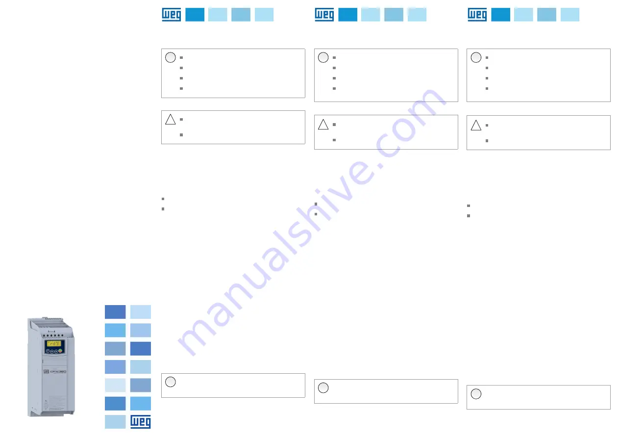 WEG CFW320-KFC-T4 Installation, Configuration And Operations Manual Download Page 1