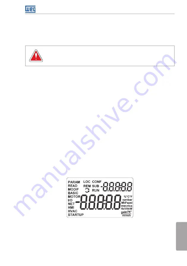 WEG CFW501 User Manual Download Page 120