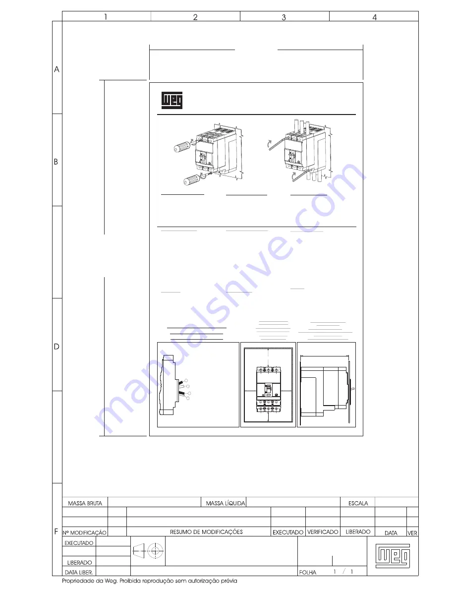 WEG DWM160L Скачать руководство пользователя страница 1