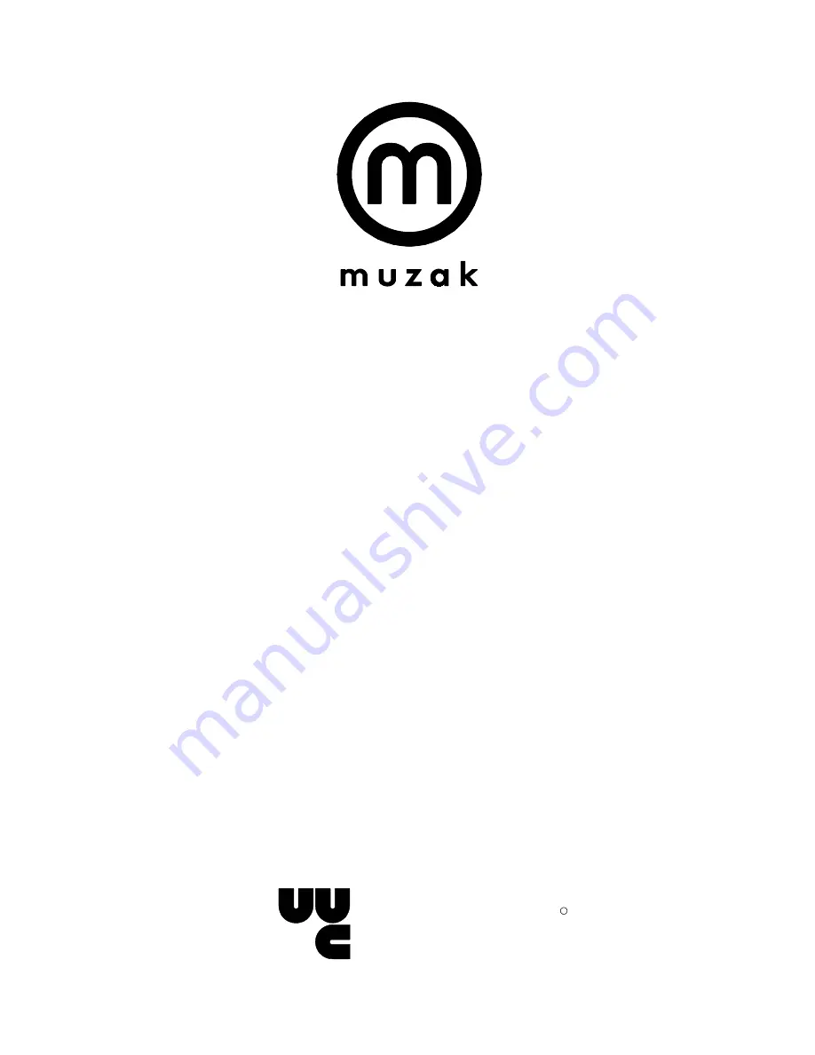 Wegener muzak FM2 1999 Instruction Manual Download Page 1