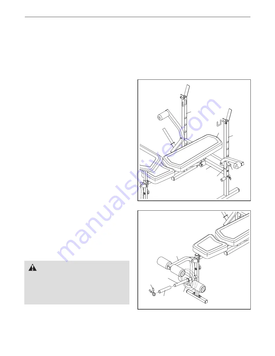 Weider 195 Tc Bench (Dutch) Gebruiksaanwijzing Download Page 13