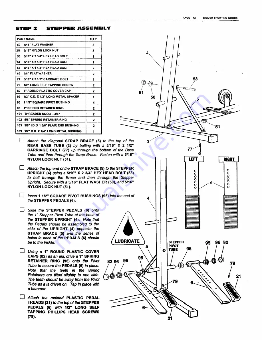 Weider 70393 Скачать руководство пользователя страница 9